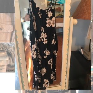 black floral brandy melville romper